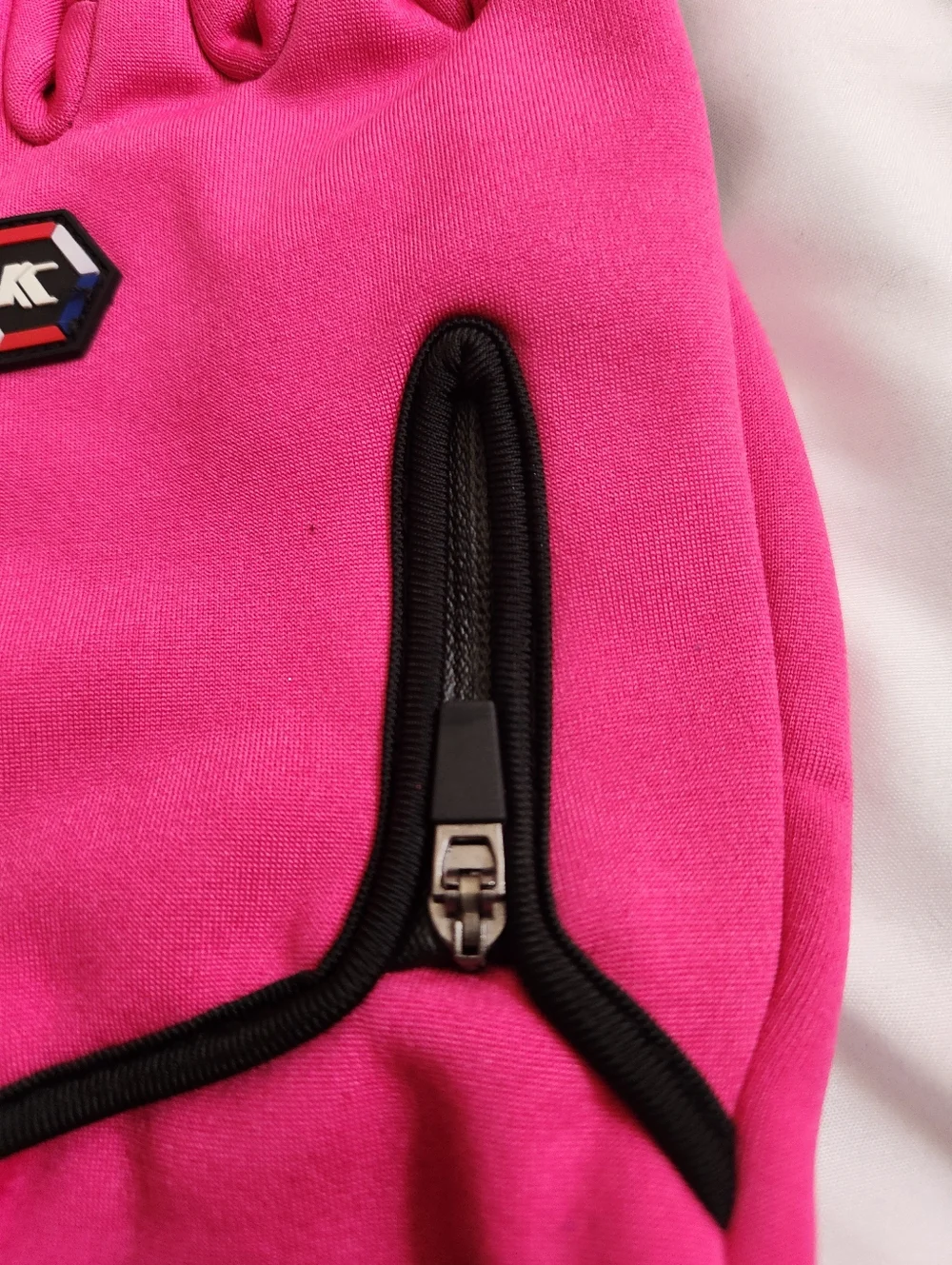 Womans Pink Winter Sport Gloves, Touchscreen